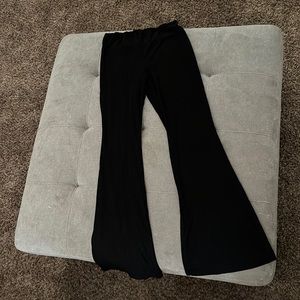 Black flair leggings size large